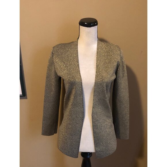 NWOT M.M. MM LaFleur gold knit Woolf jardigan - Picture 4 of 6